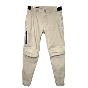 Oakley Tech Slim Straight Chinos Pants Sz 31 Articulated Knee Stretch Cotton
